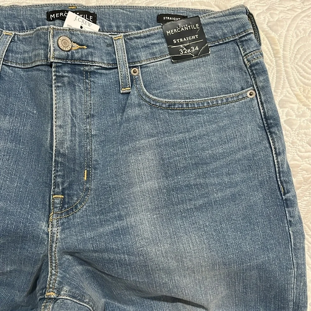 J Crew‎ Mercantile straight jeans, size 32/34, NWT